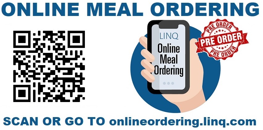 LINQ Online Meal Ordering Rectangle with QR Code 